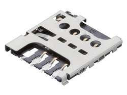 Gniazdo karty SIM Molex MOL Micro Solutions 787270001, piny: 6, 500 mA, 1200 szt.