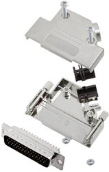 Zestaw listew męskich D-Sub TRU COMPONENTS TCD45PKM25HDP44K 7709452, rzędy: 3, styki: 44, 45 °, 1 szt.