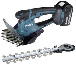Akumulatorowe nożyce do trawy Makita DUM604RFX1 18V / 3.0 Ah, 1 akumulator + ładowarka z przedłużeniem rękojeści z rolką Nożyce do trawy Makita DUM604RFX1 zaw. akumulator, zaw. ładowarkę 18 V Li-Ion