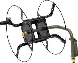 Profesjonalny uchwyt na wąż ścienny metalowy 85 m Bęben na węża ogrodowego, pusty Hozelock 59504