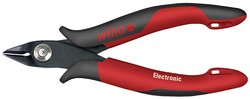 Obcinak boczny Electronic, szeroka, spiczasta główka bez fasety 130 mm, 5 1/2'' (26818) Szczypce boczne Wiha 26818, 130 mm, dla elektroników i mechaników