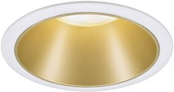 ODOLL Cole, okrągłe, maks. 1 x 10 w, GU10, 230V, biały matowy/złoty Aluminium / tworzywo sztuczne Oświetlenie wewnętrzne LED Paulmann  93396
