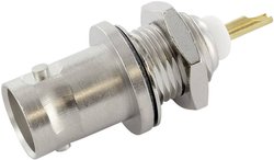 Złącze BNC Telegärtner J01001A0614 J01001A0614 złącze żeńskie do wbudowania pionowego 50 Ω 1 szt.