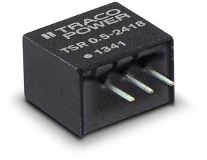 Przetwornica DC/DC, do PCB TracoPower TSR 0.5-2433 TSR 0.5-2433, SIL, 12 V/DC, 500 mA, 1 szt.
