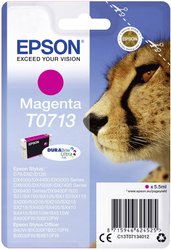 Epson atrament T0713 tusz oryginalny  Magenta C13T07134012