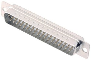 Listwa męska D-Sub encitech DM37-SP-W 2108-0200-04, rzędy: 2, styki: 37, 180 °, 1 szt.
