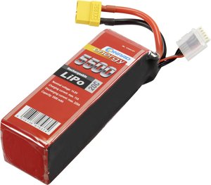 Pakiet akumulatorów (LiPo) 14.8 V 5500 mAh 20 C Conrad energy Softcase XT90