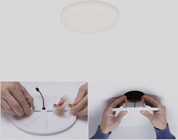 Oświetlenie wewnętrzne LED Paulmann EB Panel Veluna VariFit 92387  4.50 W