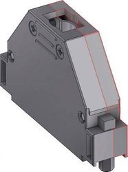 Obudowa złącza D-SUB Deltron Connectors CTLM37RM3, tworzywo sztuczne, metalizowane, 180 °, 1 szt.