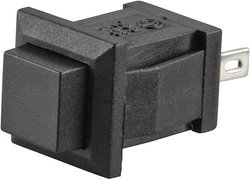 Przycisk TRU COMPONENTS TC-R13-57A-05BK 1587712, 250 V/AC, 0.5 A, 1 szt.