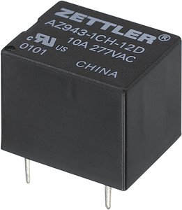 Miniaturowy przekaźnik PCB, 15 A Zettler Electronics AZ943-1CH-6DE 6 V/DC 1 zest. przeł.