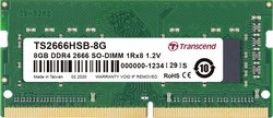 Transcend  Pamięć robocza do laptopów - moduł  DDR4 8 GB 1 x 8 GB  2666 MHz 260 pin SO-DIMM CL19 TS2666HSB-8G