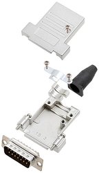 Zestaw listew męskich D-Sub encitech DTSL15-SJSRG-T-DBP-K 6355-0086-02, rzędy: 2, styki: 15, 180 °, 1 szt.