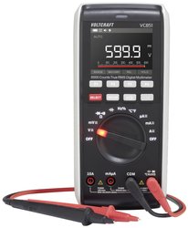 Multimetr VOLTCRAFT VC851 CAT III 1000 V, CAT IV 600 V Kalibracja (ISO)