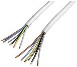 Kabel zasilający kuchenkę elektryczną o długości 2,5 m, kolor biały Kabel Xavax 00220797, 2.50 m, biały