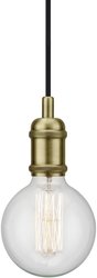 Lampa sufitowa, podwieszana Nordlux Avra 84800025 E-27 60 W mosiądz