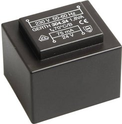 Transformator do PCB, EI 30/15,5   Gerth PT301801 230 V N/A N/A 1.8 VA