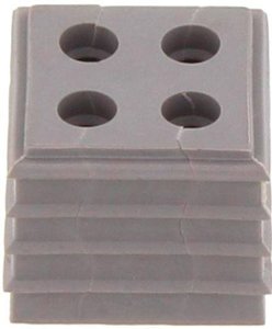 Element uszczelniający CONTA-CLIP KDS-DE 4X5 GR 28673.6, (D x S x W) 20.3 x 20.3 x 17.7 mm, termoplastyczny elastomer, 10 szt.