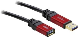 Kabel USB Delock, USB 3.2 Gen1 (USB 3.0), Złącze męskie USB-A, Złącze żeńskie USB-A, 2.00 m