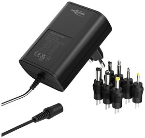 Zasilacz wtyczkowy, regulowany Ansmann APS 1500 1500 mA 18 W