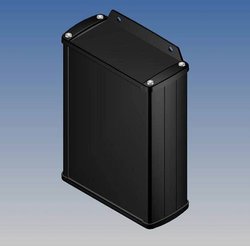 Etui aluminiowe TEKO ekstrudera z osłoną metal paneli/IP65, wewnętrzne gniazda dla PCB, recesed area for a keypad dmembrane. Szlasing by ight.  145 x 106 x 46 mm Black RAL 9004 Obudowa uniwersalna TEKO TEKAM 32-E.9, (D x S x W) 145 x 105.9 x 45.8 mm, alum