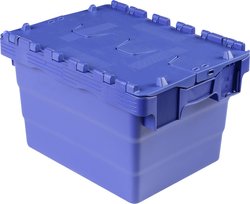 Skrzynia z pokrywą VISO DSW 4325 (S x W x G) 400 x 250 x 300 mm niebieski 1 szt.