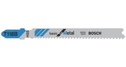 Brzeszczot do wyrzynarki T 118 B, Basic for Metal, zestaw 3 szt. Bosch Accessories 2608631673 3 szt.