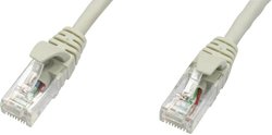 Kabel LAN Telegärtner L00000E0010, 1 szt., RJ45, CAT 5e, U/UTP, 0.50 m, szary