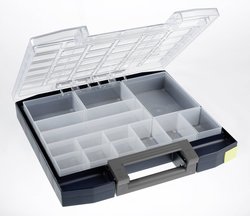 Walizka raaco Boxxser 55 6x6-14 138345, Ilość przegród: 14, (S x W x G) 354 x 55 x 323 mm