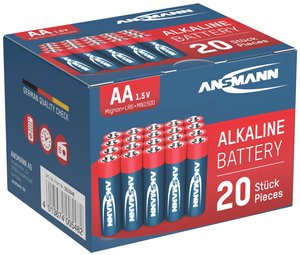 Baterie AA Ansmann LR06 Red-Line 5015548, 1.5 V, alkaliczno-manganowe, 20 szt.