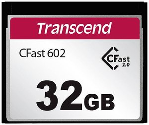 Karta pamięci Cfast, Transcend TS32GCFX602, 32 GB, 500 MB/s / 350 MB/s