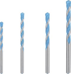 Zestaw wierteł EXPERT MultiConstruction CYL-9, 5,5/6/7/8 mm, 4-częściowy. Zestaw wierteł wielozadaniowych Bosch Accessories 2608900650 4 szt.