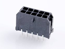 Listwa kołkowa, męska, do wbudowania, standardowa Molex MOL Power & Signal Sol. 430451012, piny: 10, 8.5 A, 1 szt.