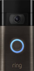 ring 8VR1SZ-VEU0 Wideodomofon IP Video Doorbell 2. Gen WLAN Jednostka zewnętrzna dom jednorodzinny brąz wenecki