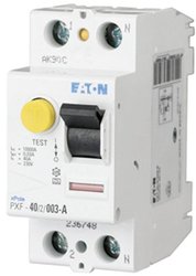 Wyłącznik różnicowoprądowy Eaton    2 styki 25 A 0.03 A 230 V