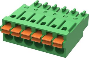 Obudowa złącza pin męskiego na kabel Degson 15EDGKN-3.5-07P-14-00AH-1, wire-to-board, piny: 7, 12 A, 1 szt.