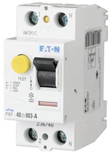 Wyłącznik różnicowoprądowy Eaton    2 styki 25 A 0.03 A 230 V