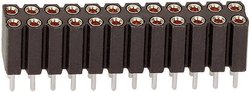 Listwa złączy żeńskich (precyzyjna) Ilość rzędów: 2 Ilość pin w rzędzie: 13 BKL Electronic 10120848 1 szt.