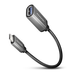 adapter USB-C, USB 3.2 Gen 2 (USB 3.1) AXAGON RUCM-AFAC RUCM-AFAC, [1x złącze męskie USB-C - 1x złącze żeńskie USB-A 3.2 Gen 1 (USB 3.0)]