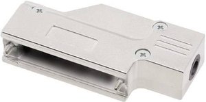 Obudowa złącza D-SUB encitech DCMR25-FK-K 6560-0501-03, metal, 180 °, 1 szt.