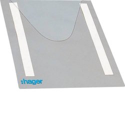 Pokrywa przeźroczysta Hager FZ794 , tworzywo sztuczne, szary błyszczący,        1 szt.