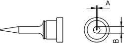 Grot lutowniczy Weller LT-1S, 54443699 Kształt okrągły, długi, 0.2 mm, 1 szt.