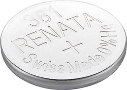 Bateria guzikowa, srebrowo-tlenkowa Renata 381 Bateria guzikowa Renata 381, 1,55 V, 50 mAh
