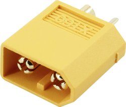 Złącze męskie akumulatora XT60, 3,5 mm Reely RE-6586515 do lutowania 1 szt.
