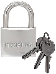 Kłódka STANLEY S742-011 30 mm    z zamkiem kluczykowym