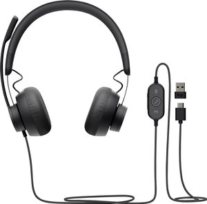 Zestaw słuchawkowy On Ear Logitech Zone 750 981-001104  czarny