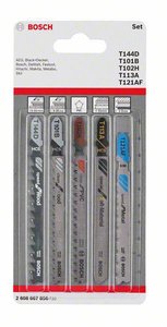 Zestaw brzeszczotów do wyrzynarek, 5-częściowy Bosch Accessories 2608667856 2608667856 5 szt.