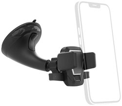 Uchwyt samochodowy Easy Snap z przyssawką, obrót o 360 stopni, uniwersalny Uchwyt samochodowy na telefon Hama 00201510 1 szt.