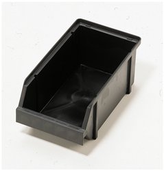 Skrzynia bez pokrywy raaco 4-280 109314 (S x W x G) 125 x 101 x 228 mm czarny 1 szt.