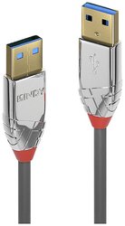 Kabel USB LINDY, USB 3.2 Gen1 (USB 3.0), Złącze męskie USB-A, Złącze męskie USB-A, 2.00 m